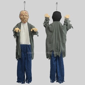 Costume de squelette fantôme complet du corps d'horreur avec couvre-chef effrayant de zombie monstre de vampire adulte Halloween fête masque en latex matériel PC - Product Image 1