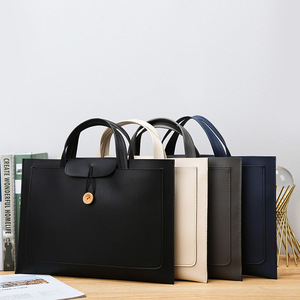 <span class=keywords><strong>Sac</strong></span> d'ordinateur en PU noir marine uni personnalisé, <span class=keywords><strong>sac</strong></span> à main <span class=keywords><strong>professionnel</strong></span>, porte-documents, <span class=keywords><strong>sac</strong></span> de style OL pour femmes, <span class=keywords><strong>sac</strong></span> de classement 14 pouces - Product Image 1