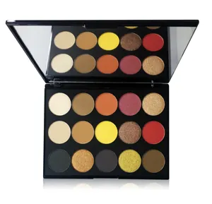 Eyeshadow Label Private Customize Private Label 15 Color Eyeshadow Palette Clean Vegan Eyeshadow Palette