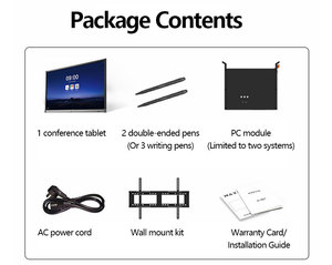 86นิ้วหน้าจอสัมผัสหลายคณะกรรมการสมาร์ทมือถือยืนห้องเรียนไวท์บอร์ดดิจิตอลอัจฉริยะแบบโต้ตอบแบนสำหรับการเรียนการสอน - Product Image 3
