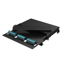 2026 FRM-1RU-3X-TS-HD ODF Fiber Optic Patch Panels LC 36 Core Fiber Optic Splice Closure Sliding Fiber Junction Distribution Box