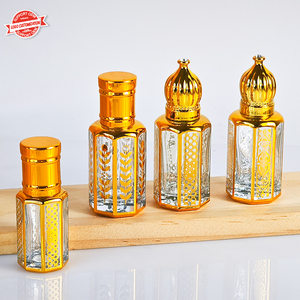 Attar Nước hoa con lăn dầu chai thủy tinh rỗng bơm lại 3ml 6ml 9ml 12ml tám cornered chai nước hoa với hộp - Product Image 3