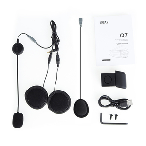 EJEAS Q7 <span class=keywords><strong>Bluetooth</strong></span> 5.0 Intercom Gift 7 Riders Không Dây Không Thấm Nước <span class=keywords><strong>Interphone</strong></span> Xe Máy Tai Nghe Intercomunicadores - Product Image 5