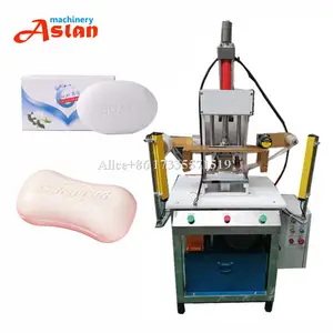 hydraulic detergent Soap stamping printing machine/bath soap brand stamper /hand made soap logo stamping machine