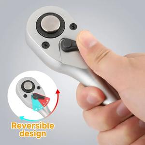 Versatile Quick Release Ratchet <b>Set</b> 72-Tooth All Drive Sizes Included - Product Image 6