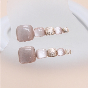 <span class=keywords><strong>Uñas</strong></span> Postizas para los Pies <span class=keywords><strong>de</strong></span> Marca Privada OEM, 24 Unidades por Caja, <span class=keywords><strong>Diseños</strong></span> Franceses en 3D, Puntas <span class=keywords><strong>de</strong></span> <span class=keywords><strong>Uñas</strong></span> Artificiales <span class=keywords><strong>Cuadradas</strong></span> con Brillo, <span class=keywords><strong>Uñas</strong></span> Postizas a Presión - Product Image 4