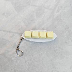 Conception personnalisée, diverses couleurs, anti-stress, <span class=keywords><strong>4</strong></span> touches, forme de chat, testeur de commutateur de clavier transparent, porte-<span class=keywords><strong>clés</strong></span>, commutateur MX - Product Image 5