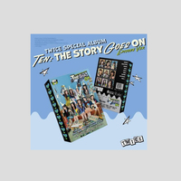 KPOP TWICE Album Spesial TEN the Story Goes EPISODE Ver CD Koleksi Resmi Korea untuk Semua Usia