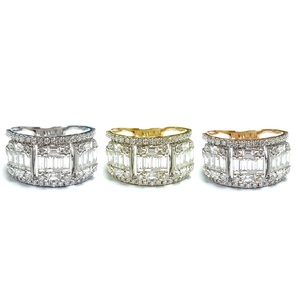 Anillos de Oro Blanco de 18k Clásicos y Deslumbrantes, con Corte Brillante de Alta Calidad, 2.00 CT, Diseño de Racimo Cuadrado, para Mujer, Regalo de Aniversario o Fiesta, Invisible - Product Image 4