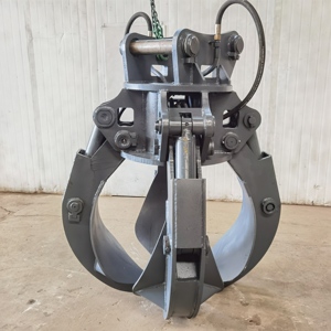 Grappin hydraulique pour excavatrice, type Lotus à cinq pétales, pour la préhension de grumes forestières, de paille et de matériaux en pierre - Product Image 6