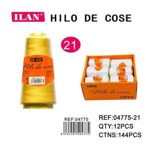 Filo da Cucito Ilan 2750 M Giallo Dorato Confezione da 12 Pezzi - Product Image 3