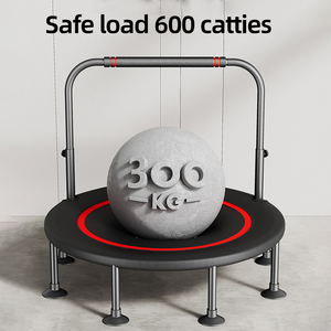 Wholesale Sales of Home Adult <b>Trampoline</b> Sports Fitness <b>Large</b> Size Folding Jump Bed 40 Inch Handrail <b>Trampoline</b> - Product Image 6