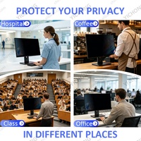 Protection d'écran anti-UV amovible, anti-espionnage, directement de l'usine, pour moniteur d'ordinateur de bureau LENOVO 27 pouces 16:9, filtre de confidentialité