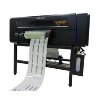Imprimante d'étiquettes en cristal semi-automatique 40cm UV DTF avec 3 têtes EPSON