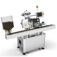 Máquina Etiquetadora Horizontal SKILT Personalizada para Tubos Cónicos, Impresión en Línea, Aplicador de Etiquetas para Tubos Redondos, Certificación CE, Servo PLC