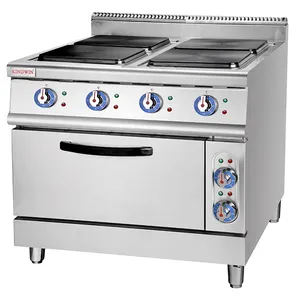 Nhà Hàng Khách Sạn Thiết Bị Nhà Bếp Freeestanding Electric Hot Plate Cooker/Bếp Điện Phạm Vi Với Tấm Nóng Vuông