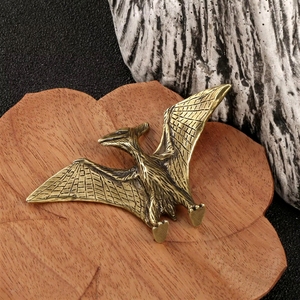 Adorno Único de Pterodáctilo Jurásico de Latón, Mascota de Té de Dragón Volador para Oficina y Decoración - Product Image 4