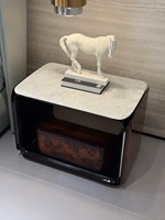 Meubles de chambre à coucher personnalisés en cuir, lit double moderne, lit de luxe confortable, mobilier de chambre à coucher