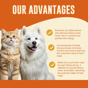 Bocaditos <span class=keywords><strong>de</strong></span> Cuello <span class=keywords><strong>de</strong></span> Pato Liofilizado Natural - Golosinas para Mascotas con Alto Contenido <span class=keywords><strong>de</strong></span> Proteínas y Sin Aditivos en Bolsa <span class=keywords><strong>de</strong></span> 100g, Venta al por Mayor para Perros y Gatos - Product Image 2