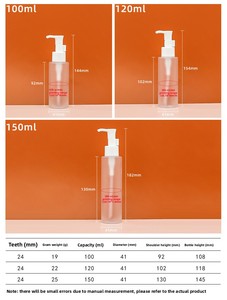 Rỗng 60ml 80ml 100ml 150ml 200ml tùy chỉnh Frosted đen nhựa cơ thể tay Lotion chai trang điểm loại bỏ chai dầu - Product Image 4