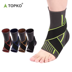 TOPKO Deportes Compresión Elástica <span class=keywords><strong>Tobillo</strong></span> Correa Mangas <span class=keywords><strong>Tobillo</strong></span> Envoltura Soporte <span class=keywords><strong>Tobillera</strong></span> - Product Image 3