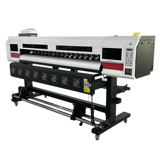High Speed 1.8m Digital Inkjet Printer 1800mm Double Head Eco Solvent Printing Machine for Billboard Car Wrap Sticker