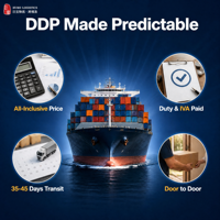 Expédition FCL Mexique Porte-à-Porte DDP 27-35 Jours Conteneur Complet 20ft 40ft Dédouanement et Taxes Inclus à Mexico
