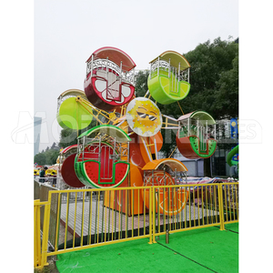 Children Fairground Rides Factory Sale 10 Seats <b>Small</b> Outdoor Amusement Park Christmas Theme Mini Ferris Wheel Rides For Kids - Product Image 2