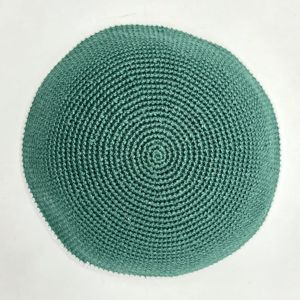Élégant noir <span class=keywords><strong>DMC</strong></span> Crochet Kippah chapeau pour hommes garçons et enfants 100% <span class=keywords><strong>coton</strong></span> pour fête quotidienne en plein air Kippah juif - Product Image 1