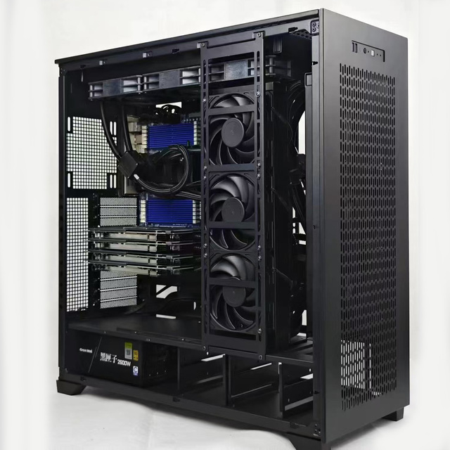 2 Liquid Cooling One to Two Graphics Card Cooling and Chassis