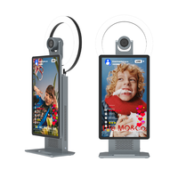 Venta directa de fábrica 15,6 "Video HD Cámara Transmisión en vivo Tiktok Video Todo en una máquina Telepromptert con YB Live Software