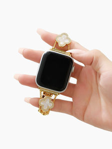 Reloj inteligente dorado de liberación rápida <span class=keywords><strong>para</strong></span> <span class=keywords><strong>mujer</strong></span>, banda de metal <span class=keywords><strong>para</strong></span> <span class=keywords><strong>Apple</strong></span> <span class=keywords><strong>Watch</strong></span> de 49mm, 45mm, 44mm, 42mm, 38mm, al <span class=keywords><strong>mejor</strong></span> precio - Product Image 4