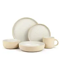 Set da tavola rotondo di lusso 16pc di alta qualità Set da pranzo in ceramica Set da tavola Dubai con tazza