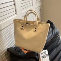 Sac fourre-tout en toile Yifan de couleur unie, sac à bandoulière portable pour les voyages, avec couleurs et logo personnalisables pour les employés de bureau - Vente en gros
