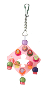 Bird <strong>Toys</strong> Eco-Friendly Plastic Ring-a-Ding <strong>Toy</strong> for African <strong>Greys</strong> Budgie Parakeets Cockatiels Lovebirds <strong>Parrot</strong> Cage Favourites! - Product Image 5