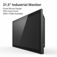 Moniteur tactile industriel à écran plat de 17 pouces, cadre ouvert, VGA/USB, nouvelle technologie capacitive, montage mural intégré pour PC