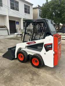 Hot Cheap Mini Loader Diesel House Diesel <b>Tracked</b> Mini Skid Steer Loader With 4 in 1 Bucket Wheel Mini Loader Suppliers - Product Image 5