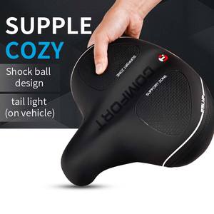 ESLNF Grand coussin <span class=keywords><strong>de</strong></span> <span class=keywords><strong>selle</strong></span> <span class=keywords><strong>de</strong></span> <span class=keywords><strong>vélo</strong></span> 27*26cm Absorption des chocs Antidérapant Cyclisme Montagne <span class=keywords><strong>Extra</strong></span> <span class=keywords><strong>large</strong></span> <span class=keywords><strong>Selle</strong></span> <span class=keywords><strong>de</strong></span> <span class=keywords><strong>vélo</strong></span> rembourrée douce - Product Image 4