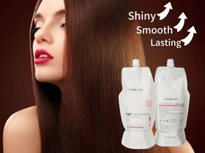 Salon professionnel utiliser kératine élément cheveux Perm Lotion femmes kératine élément lissage <span class=keywords><strong>crème</strong></span> marques privées professionnel - Product Image 6