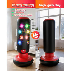 Ensemble de boxe <span class=keywords><strong>avec</strong></span> sac de frappe <span class=keywords><strong>gonflable</strong></span> et système de notation - Product Image 4