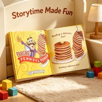 Impression de livres cartonnés pour enfants sur mesure, vente en gros de bandes dessinées, mangas et brochures pour enfants, reliure parfaite, plastification