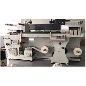 Yapışkanlı yapışkan etiket kağıt otomatik film pp fleksografik kağıt yazıcı 1 renk flekso matbaa baskı makinesi
