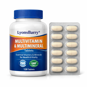 LYONSBARRY Tabletas Multivitamínicas y Multiminerales Orgánicas y Naturales, Suplementos para el Cuidado de la Salud, 100 Pastillas por Paquete, 36 Meses de Vida Útil - Product Image 1