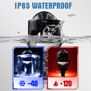 Xenplus Nhà Máy Bán Buôn Xe Sương Mù Ánh Sáng Sửa Đổi Phụ Kiện Lpu2 110W 3 Inch Bi <span class=keywords><strong>LED</strong></span> Chiếu Len Cao Thấp Chùm Spotlight Cho Xe - Product Image 4