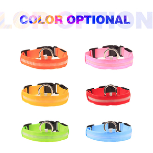 Luminous <strong>Glow</strong> Necklace <strong>Dog</strong> <strong>Collar</strong> LED Light New Arrival 360 Degree Glowing USB Rechargeable Waterproof RIBBONS Solid Sustainable - Product Image 5