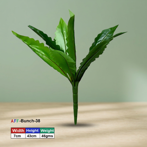 Plante artificielle de croton vert AFF Bunch -38 - Product Image 2