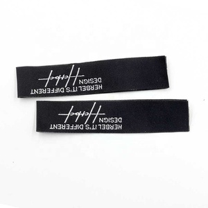 Damask kích thước cổ nhãn thẻ cho quần áo quần áo Điều Dưỡng nhãn tùy chỉnh dệt Nhãn quần áo có thể giặt giày Polyester phụ nữ - Product Image 3