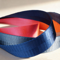 Sangle en polyester sergé à chevrons 25 mm, durable, pour sacs à dos, sangle de bagage en polyester écologique, en stock usine