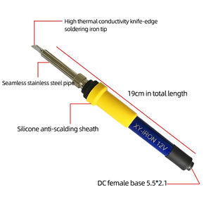 Sinilink XY-IRON DC12V 30w batterie de voiture basse tension électrique fer à <span class=keywords><strong>souder</strong></span> tête Clip Portable soudage reprise outils de réparation - Product Image 4