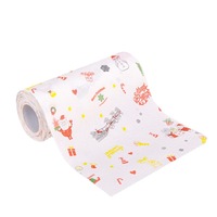 Papier essuie-tout en gros en pâte vierge, personnalisé, imprimé Noël, réutilisable pour la cuisine
